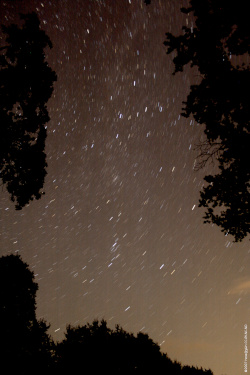 dSLR image of constellations Cas and Per