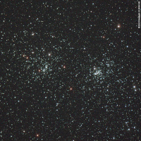 open cluster pair chi and h Persei